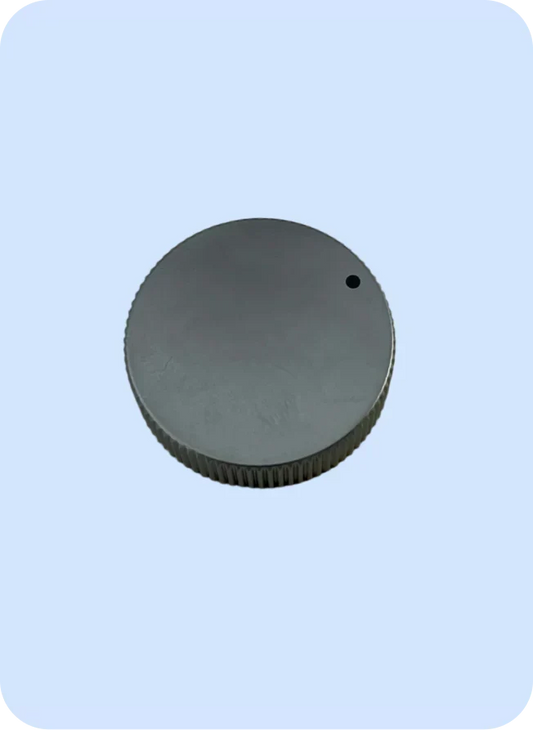 Matte Silver Pressure Knob for Fresh
